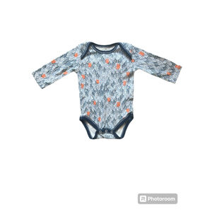 Burt’s Bees Baby Long Sleeved Forest Onesie | 0-3M
